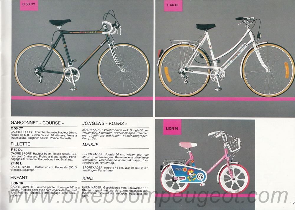 Peugeot 1985 Belgium Brochure